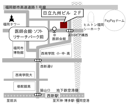 福岡キャンパス地図