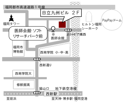 福岡研修センタ地図