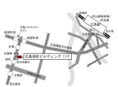 広島研修センタ地図