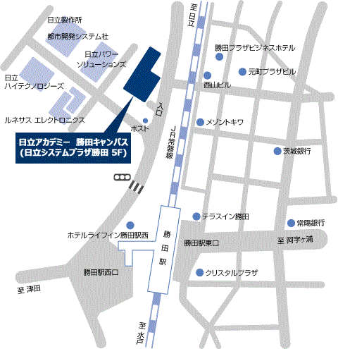 勝田キャンパス地図
