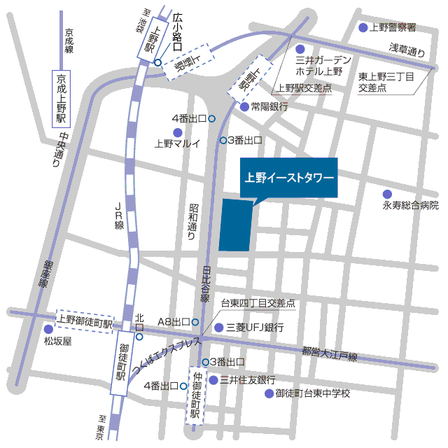 上野地図