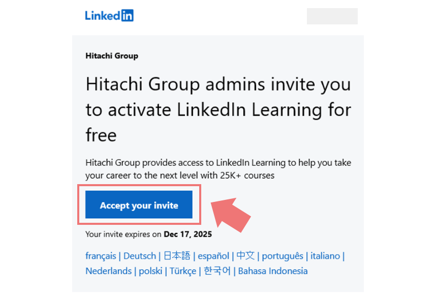 2-1: Open the Invitation Email