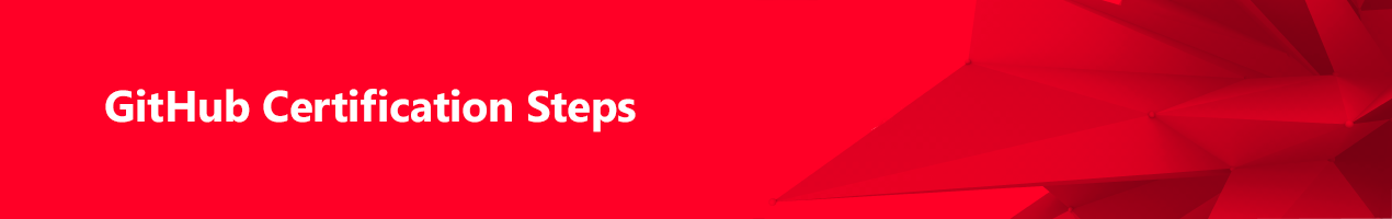 GitHub Certification Steps