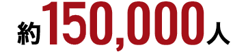 約150,000人