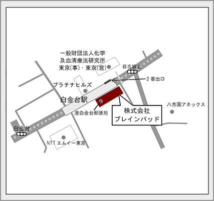 ブレインパッド地図