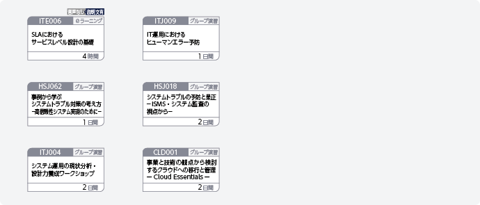 システム開発・運用を担当する方のコースフロー
