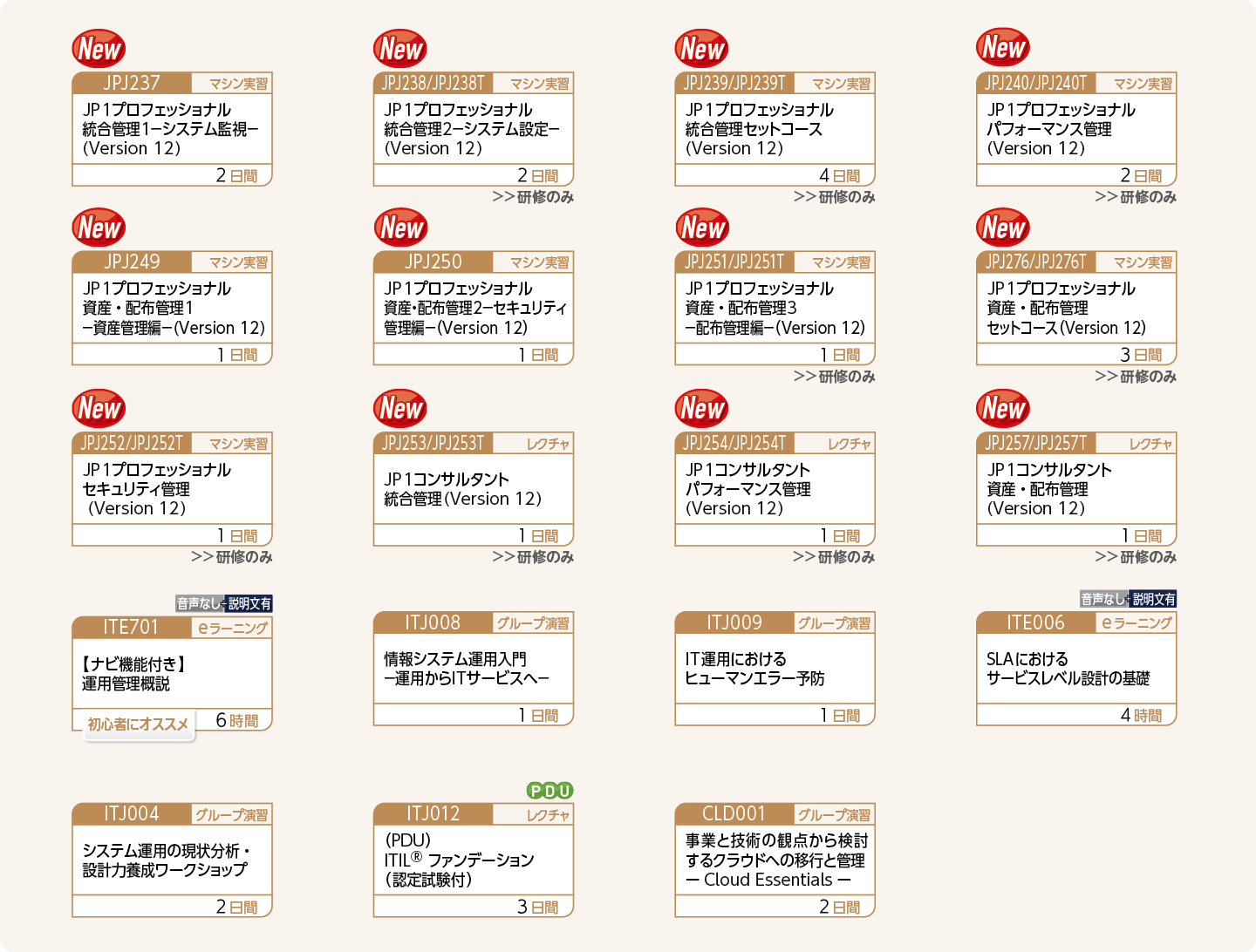 システム運用管理：内部統制を実現する各システムが正しく導入・運用されることを保証するために管理する：コースフロー