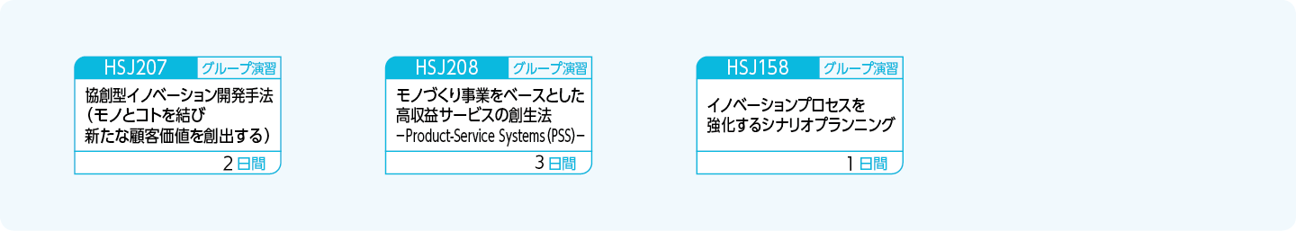 社会変化から着想する方のコースフロー