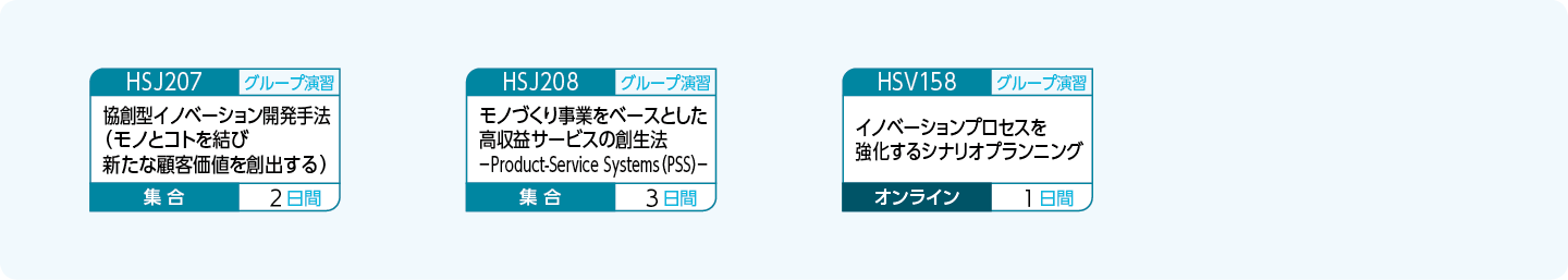 社会変化から着想する方のコースフロー