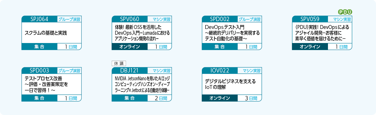 SoEを実現するためのビジネス/OT/ITアーキテクチャに基づき、システム開発・実装をされる方のコースフロー