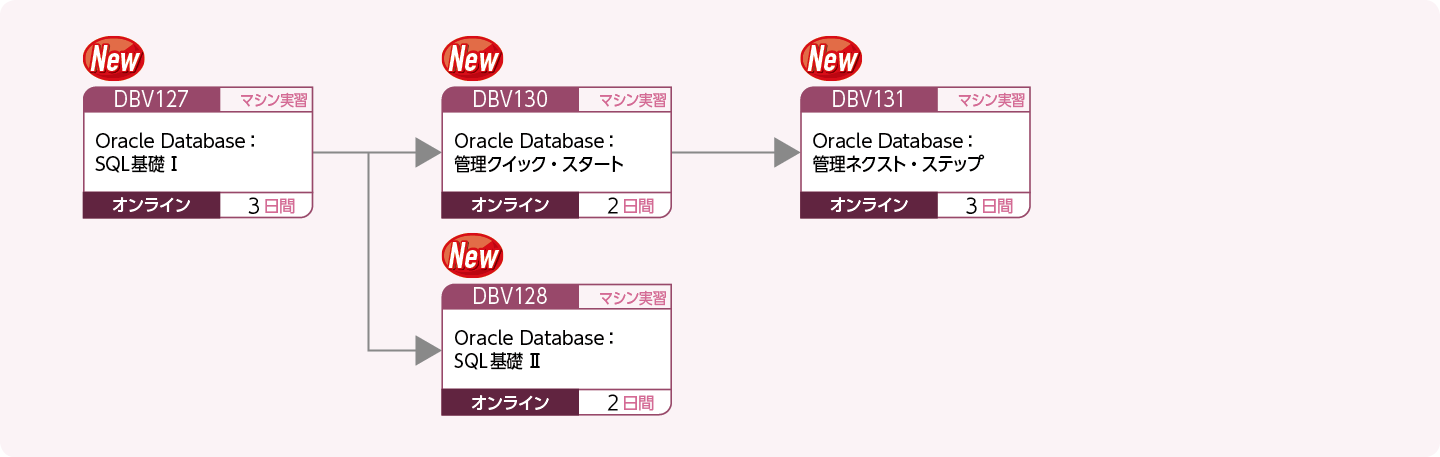 Oracleを使用してデータベースを設計・運用する方