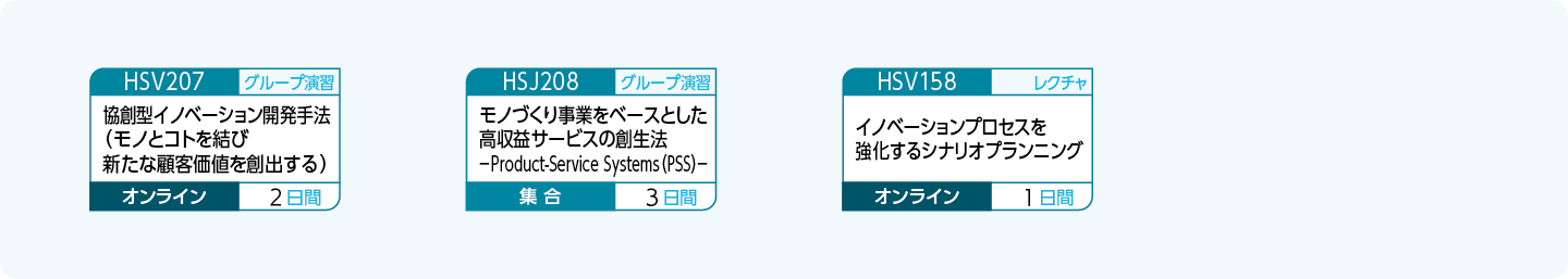 社会変化から着想する方のコースフロー