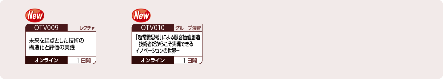 新規ビジネスを立ち上げたい方、イノベーションを創生したい方のコースフロー