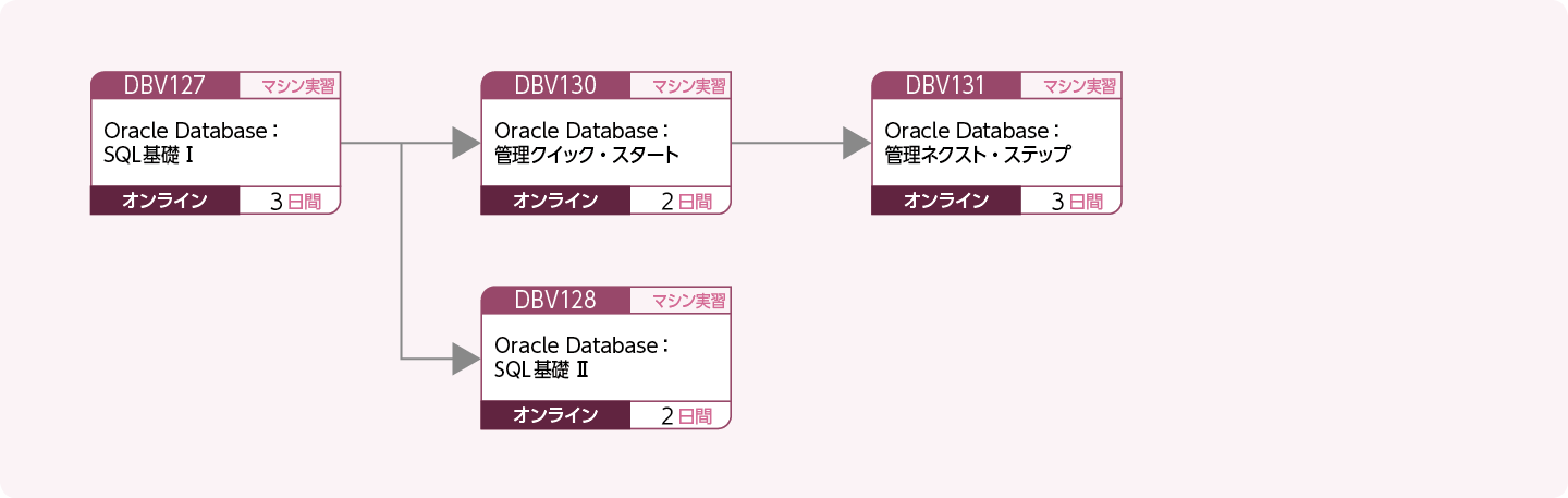 Oracleを使用してデータベースを設計・運用する方