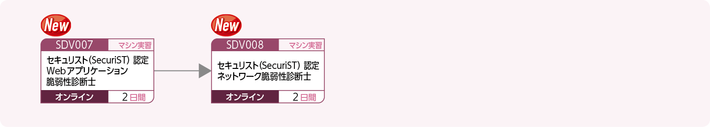 情報システムの脆弱性を詳しく理解したい方、脆弱性診断を行う方のコースフロー