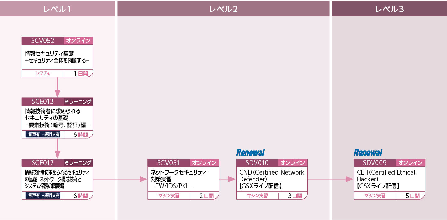 サイバー攻撃手法のコースフロー