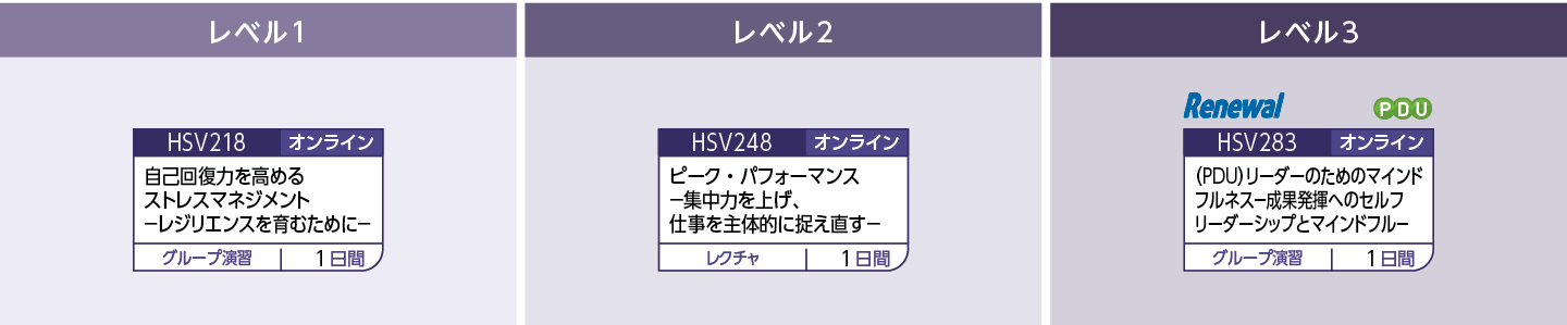 ストレスコントロール力のコースフロー
