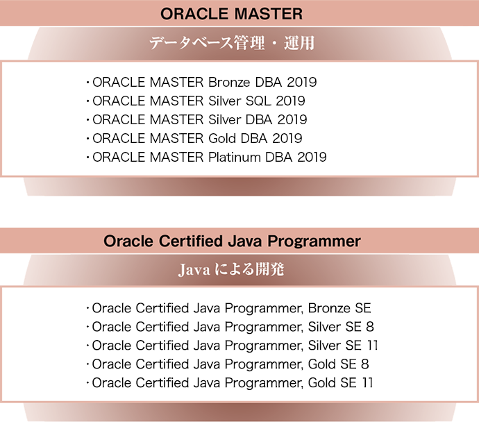 Oracle Master オラクル認定技術者制度