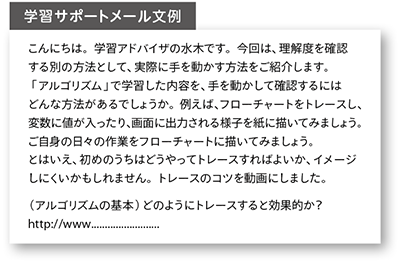 学習サポートメール
